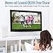 TV Antenna Indoor, JoyGeek Digital HD Antenna 160 Miles Long Range for HDTV, Amplified Home Amping Antenna with Amplifier Signal Booster Signal Wave Support 4K UHF VHF Local Channels 16.5ft Coax Cable