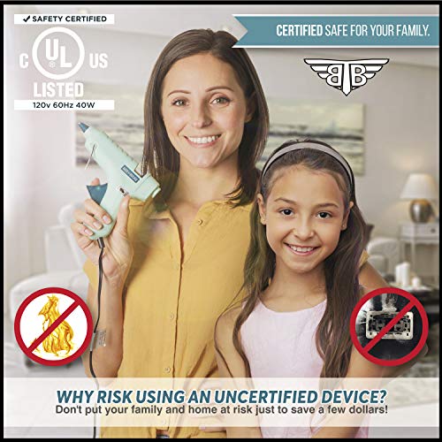 HOT Glue Gun - Safety Certified for The USA - Professional, Dual Temperature, Heavy Duty Glue Gun fo - //coolthings.us