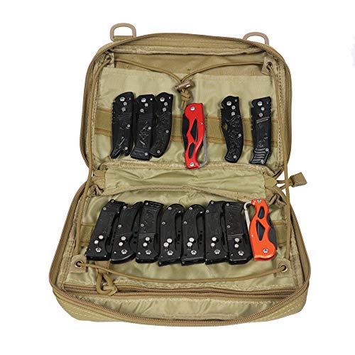 Super Pocket Knife Bag, Tactical Knife Storage Case, Folding Knife