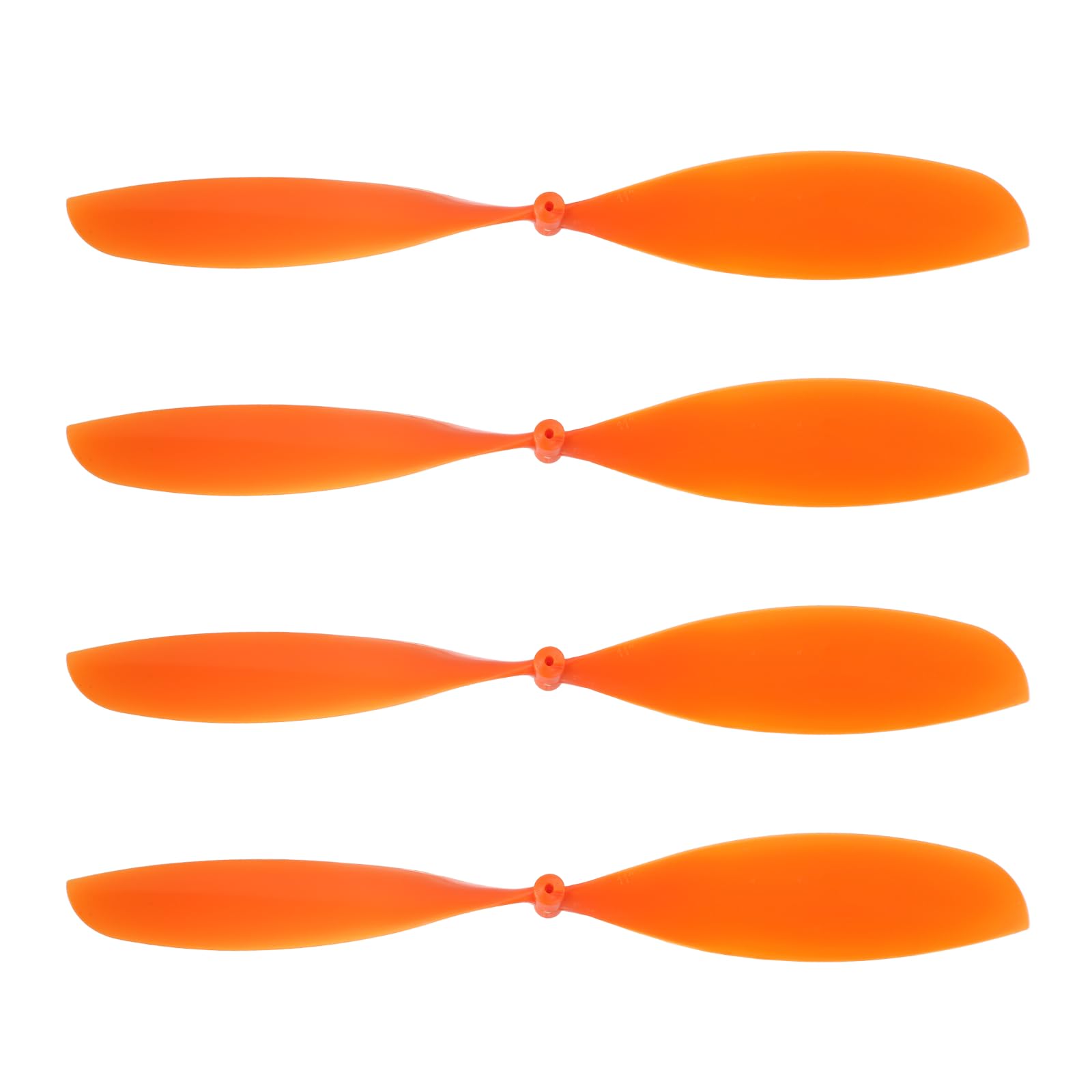 sourcing map Plastic Propeller, Propeller Props Blade Helicopter Kit 11" Fold Resistant for STEM Activities Powered Airplanes DIY Science(Orange, Pack of 4) — image 1