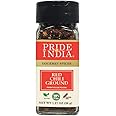 Pride of India | Red Chili Flakes 1.27 oz (36 gm) Small Dual Sifter Jar | Gourmet Spice, Culinary Must Have | Pleasant Heat, Distinct Flavor & Aroma | Sprinkle onto Pizza, Pasta, Pork, Flatbread | Easy to Store | Vegan, Non-Bioengineered