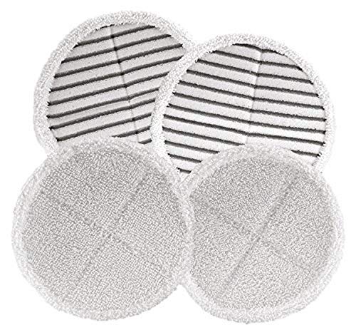 image for Bissell 2124 Spinwave Mop Pad Kit Replacement Pads, White, No Size
