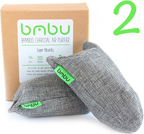 UPC 638872613341, Shoe Deodorizer Bags - Carbon Activated Bamboo Charcoal Air Purifiers (100g x 2)