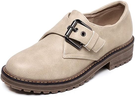 womens buckle oxford shoes