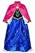 JerrisApparel Snow Party Elsa Dress Queen Costume Princess Anna Girls Dress Up (6-7, Anna)