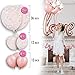 Bachelorette Party Decorations Supplies - Rose Gold Bridal Shower Set - Classy Bride to Be Sash - Pink Wall Banner Decoration - Miss to Mrs Decor - Rose Gold Confetti Balloons 36inch - Love Balloon