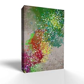 Wall26-Canvas Wall Art-Abstract Colorful Art-Giclee Painting Wall Art for Bedroom Living Room Home Decoration - 12x18 inches