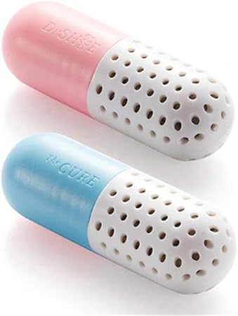 Amazon Enjoy Youth 消臭剤 靴消臭カプセル 可愛い カプセル型 脱臭剤 無毒 消臭 抗菌 防虫 除湿 脱臭 乾燥剤 多機能 防カビ 靴 スーツケース 引き出し 衣装最適 クローゼット 下駄箱 ゴミ箱 トイレ 繰り返し使用可能 2個セット Enjoy Youth 置き型