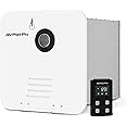 RV Tankless Water Heater Propane Gas, RVPart Pro, with 15"x15" White Door and Remote Controller, DC 12V, 7×24 Technical Support, High Altitude, Easy Installation, Compatible with All RVs,GT42,White