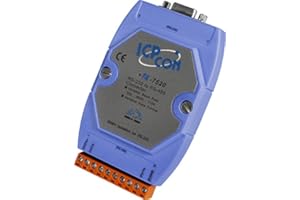 ICP DAS USA ICP-I-7520 Isolated RS-232 to RS-485 Serial Converter with Din Rail Mount.
