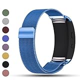 Samsung Gear Fit2/Gear Fit 2 PRO Smart Watch Replacement Band,Feskio Magnet Lock Stainless Steel Milanese Loop Metal Replacement Watchband Bracelet Wrist Strap for Gear Fit2 SM-R360 and Gear Fit 2 PRO