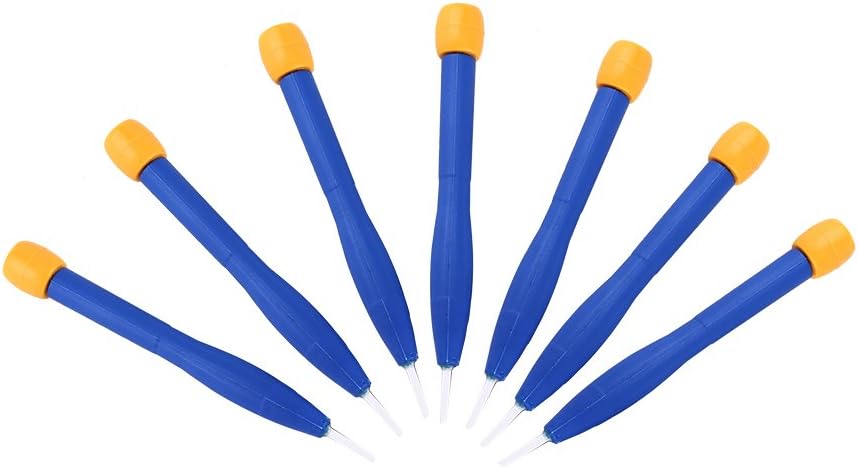 Haofy 8Pcs Adjust Frequency Screwdriver, Ceramic Screwdriver Bits and Plastic Body, Antistatic Screwdriver Set Home Hand Tools - Image 3