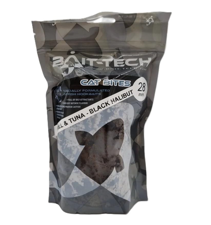 Cat Bites 28mm Black Halibut Mighty Meat (350g) Cat Fish Fishing Bait