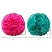 Loofah Bath Sponge XL 70g Set of 3 Tropical Colors by À La Paix -Soft Exfoliating Shower Lufa for Silky Skin -Long-Handle Mesh Body Poufs -Men and Women's Luffas -Soft Texture -Full Cleanse & Lather