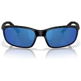 Costa Del Mar Sunglasses For Men-Brine II Mens Polarized Sunglasses 580P 59 | Polarized Fishing Glasses with UV Protection - Costa Sunglasses for Boating, Beach &amp; Driving - 580P, 59