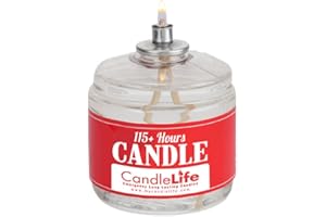 CandleLife Emergency Survival Candle 115 Hours Long Lasting Burning Time