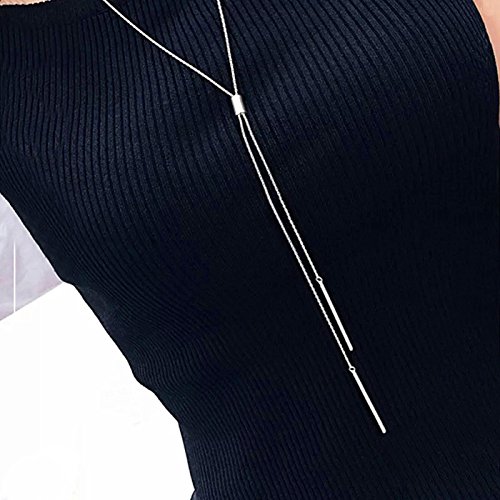 Perfect 4U Tassel Vintage Style Long Multitier Womens Necklace Chain Pendant Jewelry (Long - 32") - Thumbnail 2