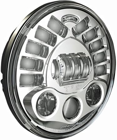 Amazon J W Speaker ジェイダブルスピーカー 7インチ Adaptive Ledヘッドライトキット クローム ヘッドライト 車 バイク