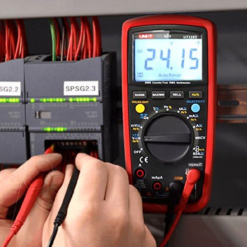 UNI-T UT139C Digital Multimeter AD/DC Voltage Current Tester with Resistance Capacitance NCV Test and Temperature Measurement - Image 3