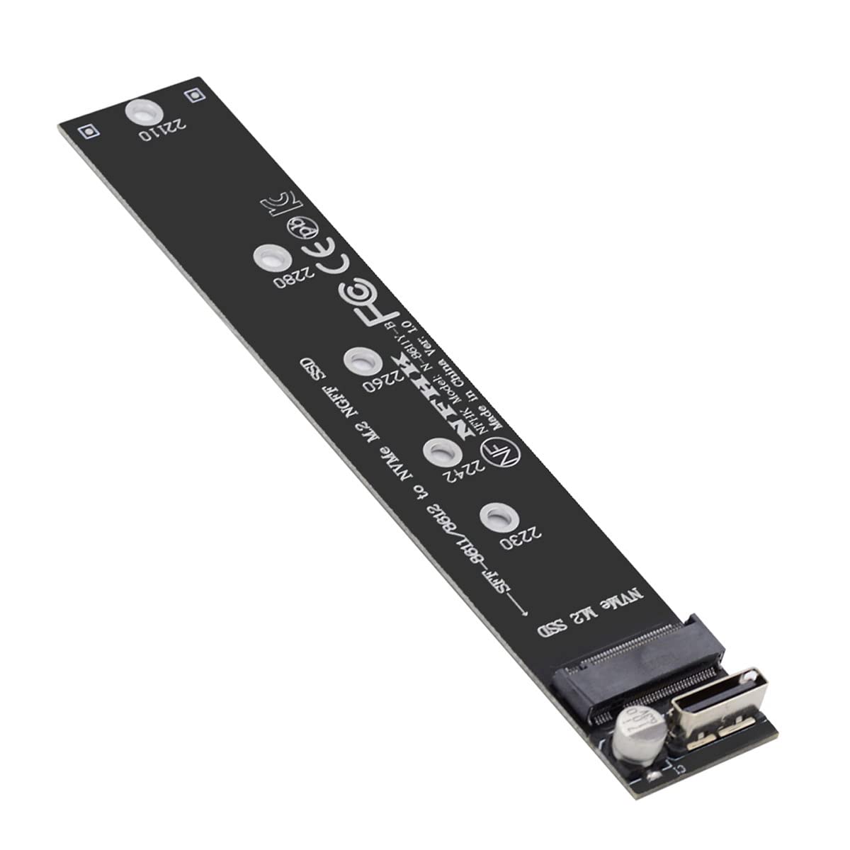 NFHK Oculink SFF-8612 SFF-8611 to M.2 Kit NGFF M-Key to NVME PCIe SSD 2280 22110mm Adapter for Mainboard — image 1