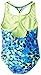 Speedo Big Girls' Spectrum Split Keyhole One-Piece Swimsuit