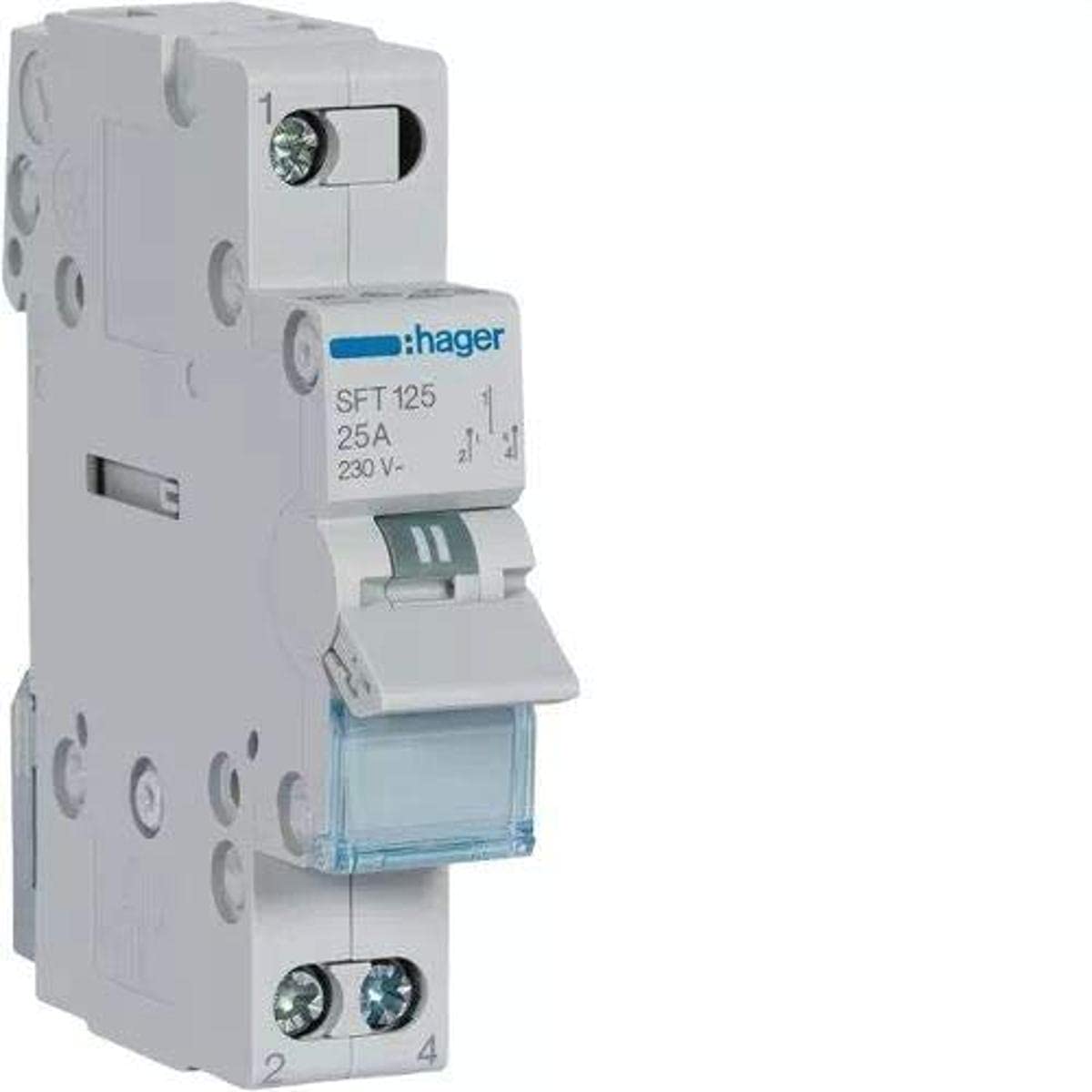 Switch mod., 1P,25A,Common up,I-0-II