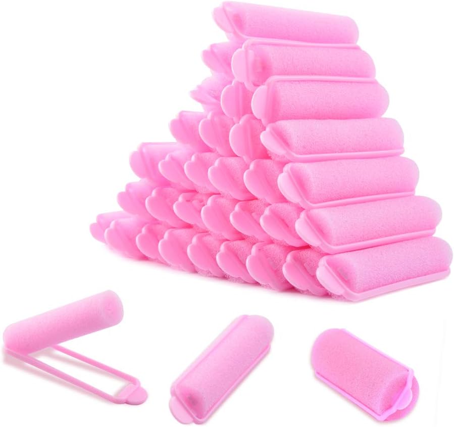WXJ13 84 Pieces Foam Sponge Hair Rollers Sponge Curl Artifact 0.6 Inch Mini Roll Wool Curl Curler