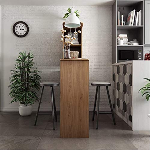 DYecHenG Bartisch Wandleiste Tischhaus Wohnzimmer Weinkabinett Partition Kabinett Einfache kleine Bar Tabelle für… – Bild 4