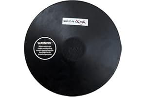 SPORTAXIS Rubber Discus Throw - Solid Rubber Construction - Ideal for Track and Field Training - Enhance Your Discus Throwing Skills – Ideal for High School & College Throwers