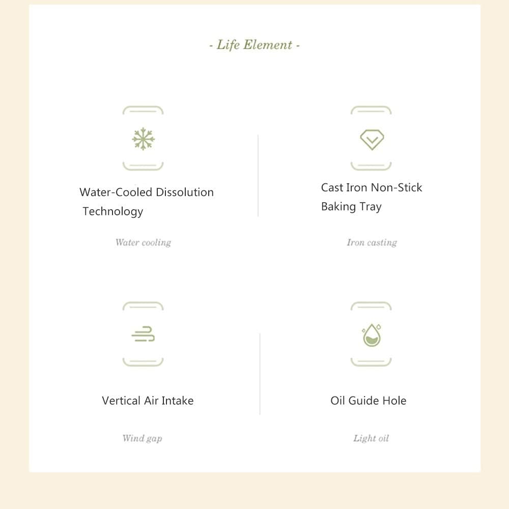 review Nologo DUX-ZW Multi-Function Electric Baking Tray,Intelligent Temperature Control System,Strong Practicability,Suitable for Home Kitchen and Outdoor Barbecue,Automatic Adjustment