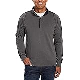 Hawke & Co. Men's 1/4 Zip Pullover Active Sweatshirt