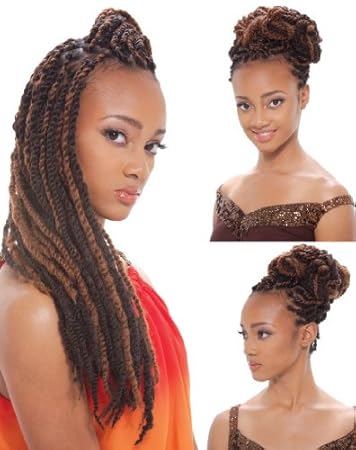 Amazon Com Janet Collection Afro Twist Braid Color 1b Off Black