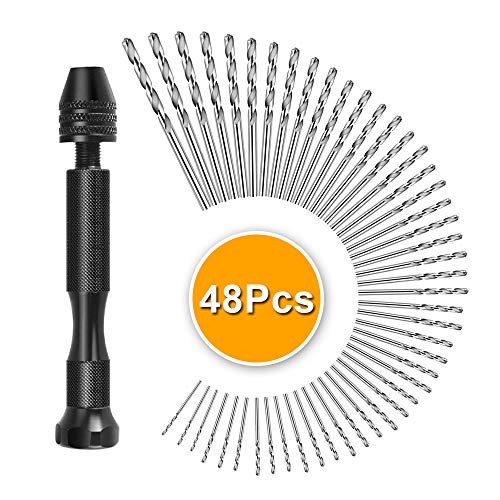 Pin Vise Maxesla Precision Pin Vise Hand Drill With Twist Bits Set Of