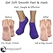 5-Toe Moisturizing Cracked Heel Socks - Treat Your Dry Feet Fast. Best Pain Relief from Cracking Foot Skin with These Gel Infused Moisturizer Sleeves for Women and Men by ARMSTRONG AMERIKA (2 Pairs)