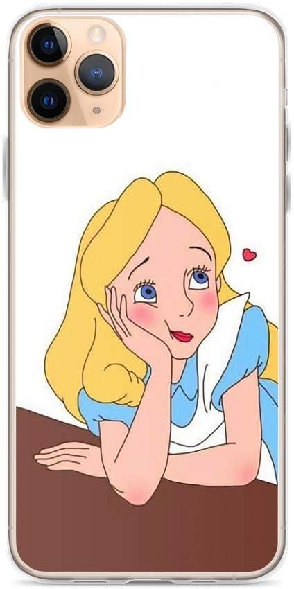 Gryss Compatible with iPhone 11 Pro Max Case Alice in Wonderland Alice Lovely Mind Old Classic Animated Movie Pure Clear Phone Cases Cover