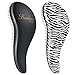 BOMBEX Detangler Brush-2 Pack - No Tangles & Knots, Best Detangling Brush for Tangled Hair,Zebra & Matte Black