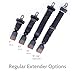 E4 Safety Certified Seat Belt Extension Type L 2-Pack from Seat Belt Extender Pros, 7 inches, Black from Seat Belt Extender Pros