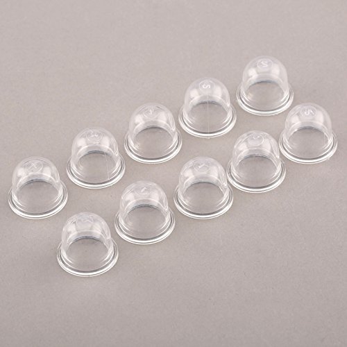 Aupoko 10 X Carburetor Primer Bulbs Fuel Pump OEM# 0057003 0057004 For Chainsaws Blowers Trimmer Homelite Echo Ryobi Poulan Zama