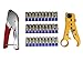 KENTOKTOOL Coax Cable Crimper Kit Tool for RG6 RG59 Coaxial Compression Tool Fitting Wire Stripper with 30 PCS F Compression Connectors