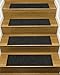 Natural Area Rugs Red Halton DIY Pet Friendly Polyester Carpet Stair Treads/Rugs 9