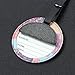 Cheliz PU Leather Round Luggage Tags Suitcase Labels Bag - Set of 2 (Colorful Flower-2)