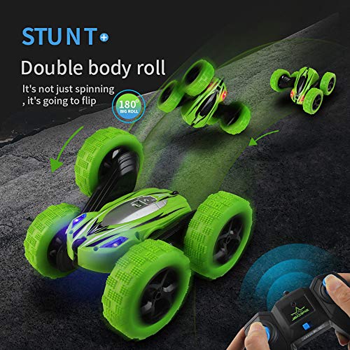 image for Kasien Toy Kasien RC Stunt Cars, 4WD High Speed Remote Control Off-roa