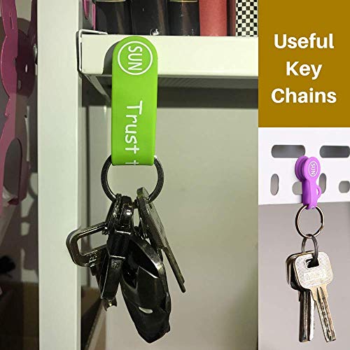 SUNFICON Headphone Cable Organizer Magnetic Clips Bendable Phone Stands Earphone USB PC Cord Wrap Keeper Unique Gadgets for Bookmark Keychain Noticeboard Fridge Home Office School Just for Fun, 4 PACK