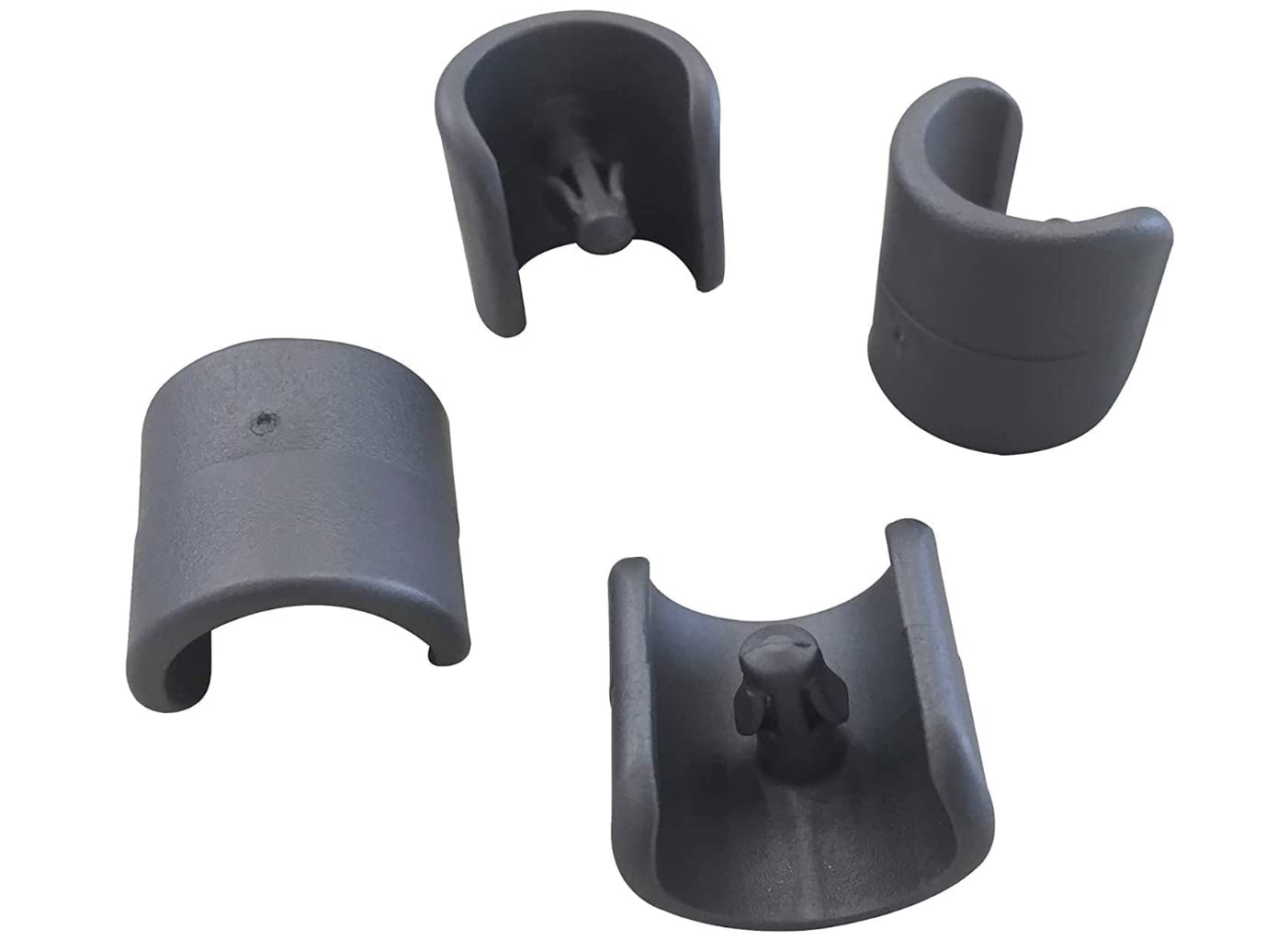 Lafuma Mobilier Kit of 4 Pads for Recliners and Lounge Chairs, Diameter: 20 mm, Colour: Anthracite, LFM2843-1229