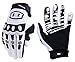 Seibertron Dirtpaw Unisex BMX MX ATV MTB Racing Mountain Bike Bicycle Cycling Off-Road/Dirt Bike Gloves Road Racing Motorcycle Motocross Sports Gloves Touch Recognition Full Finger Glove White L