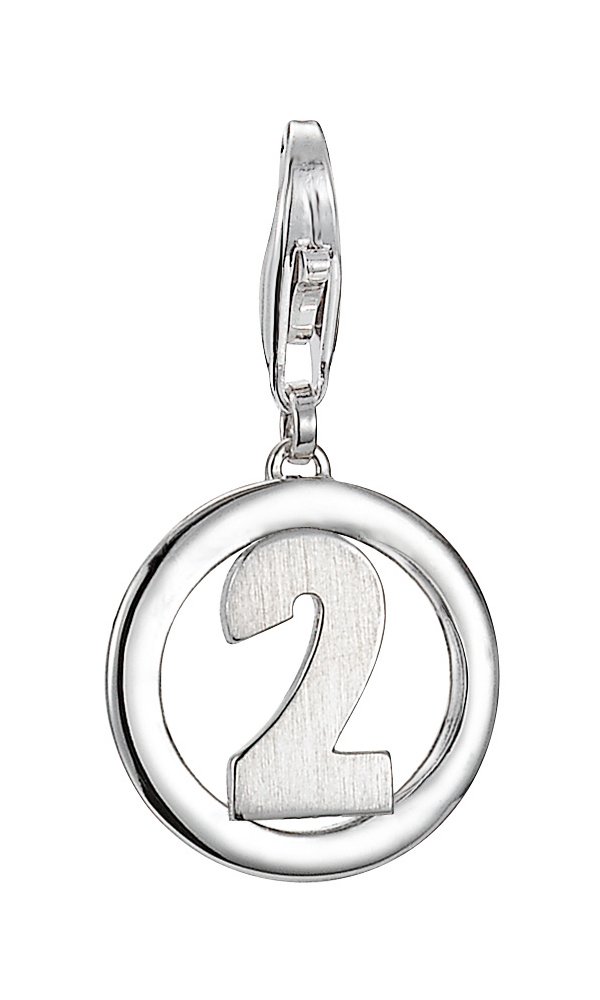 ESPRIT ESCH91006A000 Women's Charm 925 Sterling Silver Rhodium-Plated Two