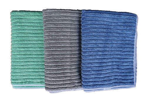 5 Gryeer+Bamboo+Microfiber+Kitchen+Towels