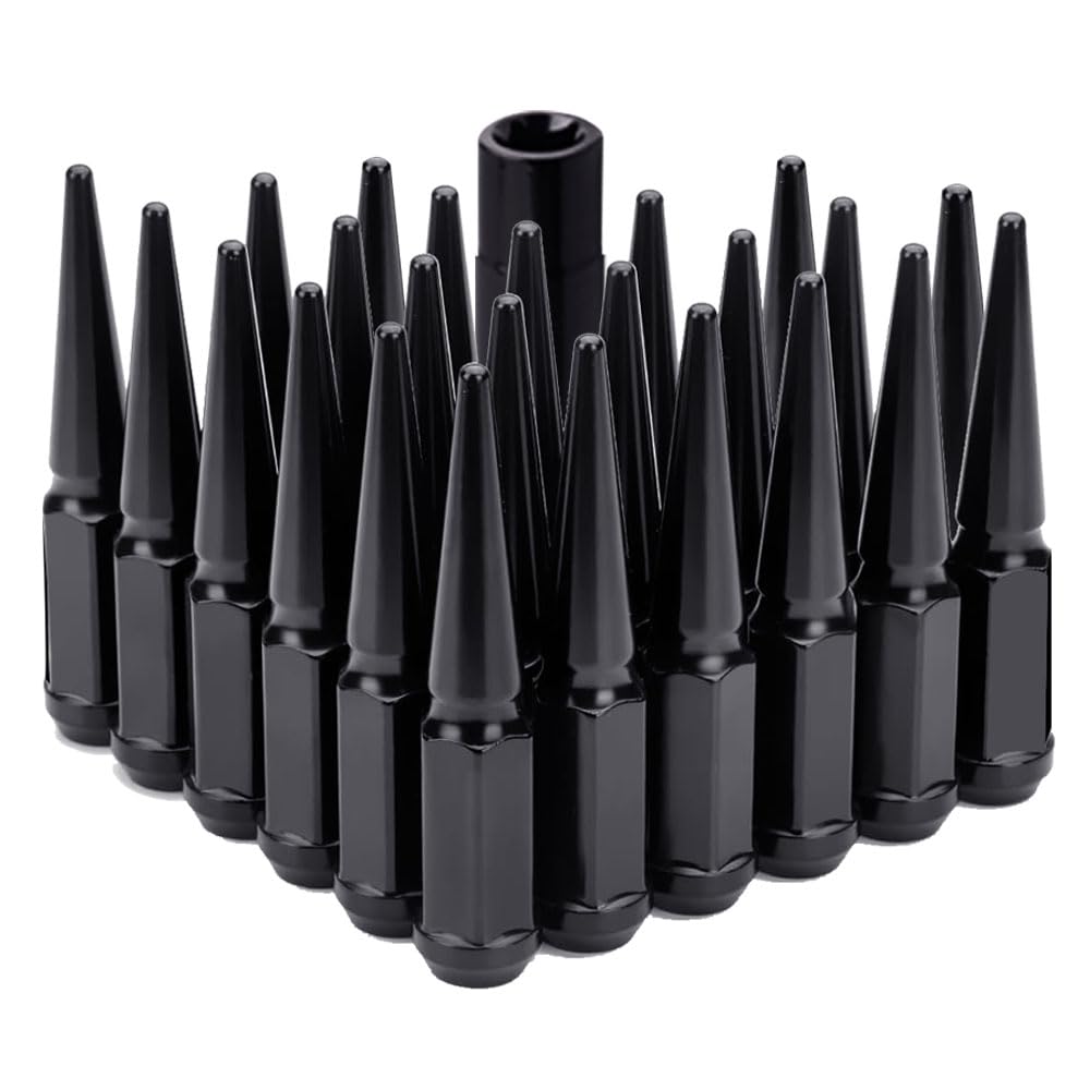 Photo 1 of 24PCS 14x2 Black Cone/Conical Bulge Seat Wheel Spike Lug Nuts with 1 Socket Key Compatible with Ford 2000-2018 Ford Expedition 1999-2014 F-150 09-14 Lobo/Lincoln 05-08 Mark LT 2000-2014 Navigator1050343692
LPNPMER5480807
