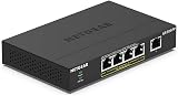 NETGEAR GS305PP 5-Port PoE Gigabit Switch 83 W Unmanaged Desktop Wall Mount