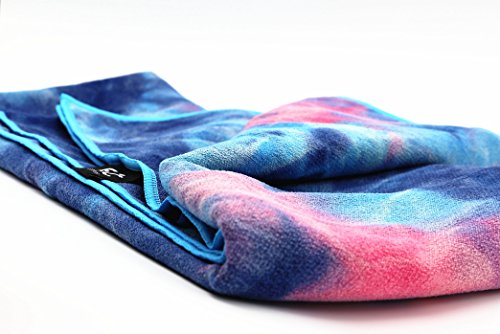image for Ewedoos Yoga Mat Towel - Super Soft, Sweat Absorbent, Non-Slip Bikram 